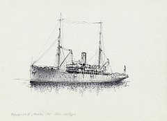 67-Bergungschiff 'Hercules' - 1911 - Nave salvataggio